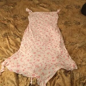 Floral Pink Maxi Dress